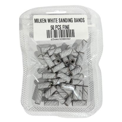 Picture of MILKEN WHITE SANDING BANDS 50 PCS FINE