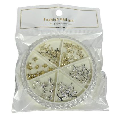 Picture of MIX GOLD AND SILVER BOW CHARMS