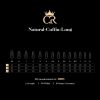 Picture of CROWN NATURAL COFFIN LONG SOFT GEL TIPS