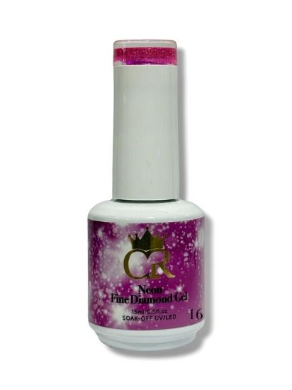 Picture of CROWN NEON FINE DIAMOND GEL 16