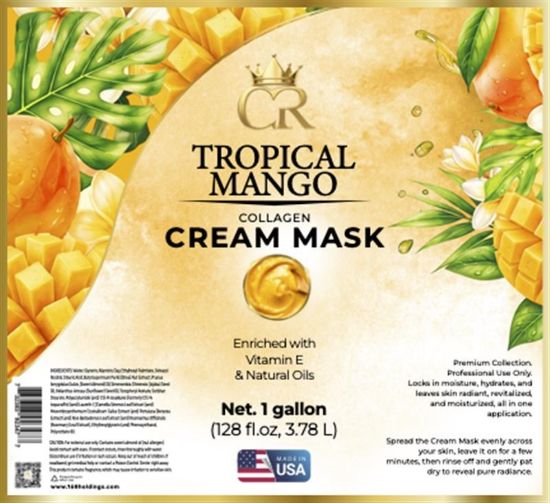 Picture of CROWN COLLAGEN CREAM MASK 1 GALLON TROPICAL MANGO