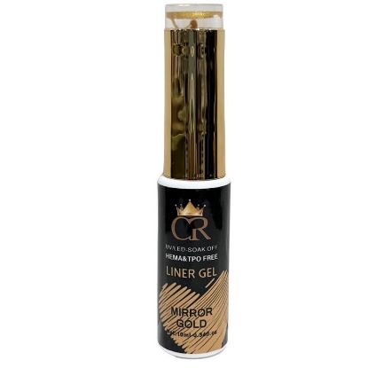 Picture of CROWN LINER GEL NAIL ART 02 MIRROR GOLD