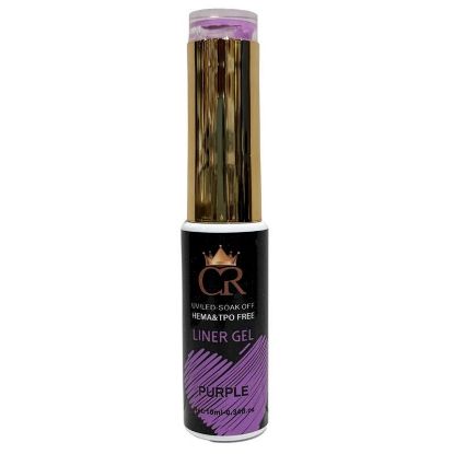Picture of CROWN LINER GEL NAIL ART 16 PURPLE