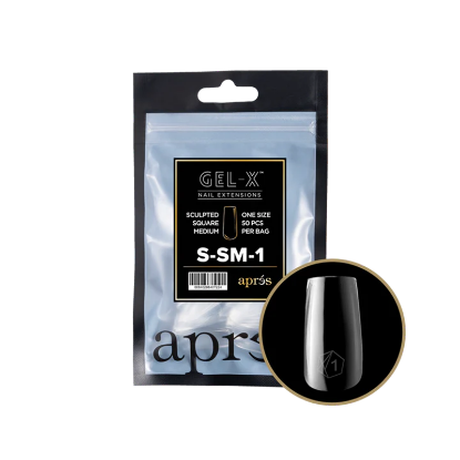 Picture of APRES SCULPTED SQUARE MEDIUM - SIZE 1 (50PCS)