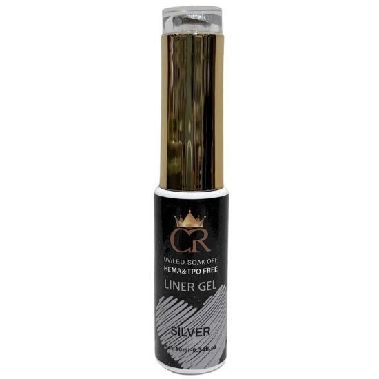 Picture of CROWN LINER GEL NAIL ART 05 SILVER