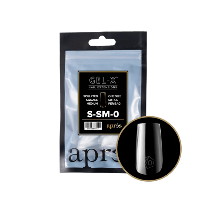 Picture of APRES SCULPTED SQUARE MEDIUM - SIZE 0 (50PCS)