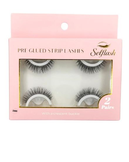 Picture of SELFLASH PRE GLUED STRIP LASHES Z080