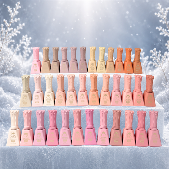 Picture of CROWN FULL COLLECTION HEMA & TPO FREE GEL SET 36 COLORS - NUDE
