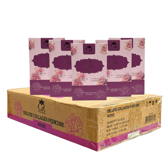 Picture of CROWN DELUXE COLLAGEN 4 STEP CASE OF 50 KITS - ROSE CN