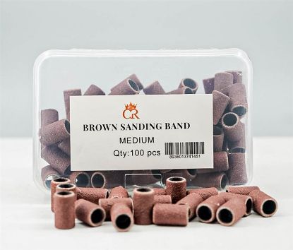 Picture of CROWN BROWN SANDING BAND MEDIUM 100 PCS CN