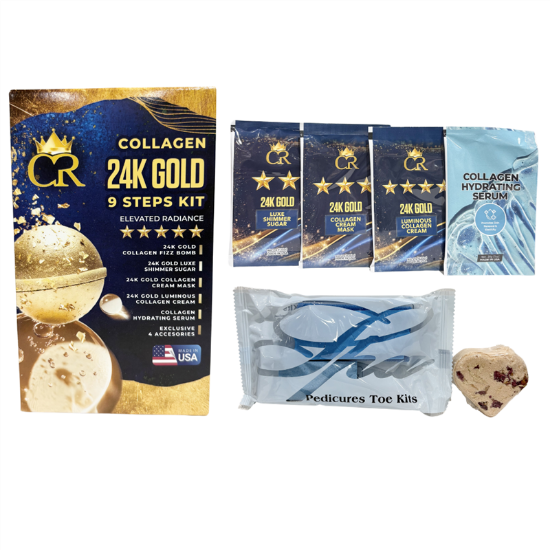 Picture of NEW CROWN COLLAGEN 9 STEPS KIT 24K CASE OF 40 US