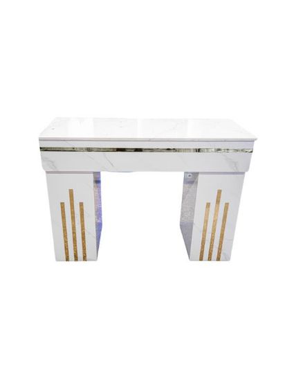 Picture of SINGLE NAIL TABLE WITH THREE GOLD STRIPES PA-544