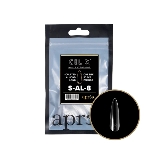 Picture of APRES SCULPTED ALMOND LONG - SIZE 8 (50PCS)