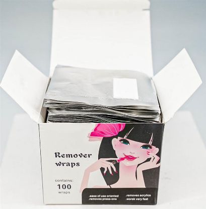 Picture of FOIL NAIL WRAPS 100 PCS JJTS-40180