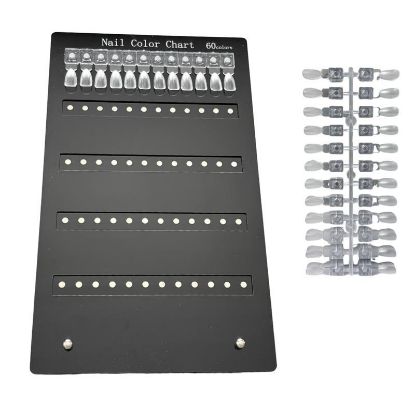 Picture of MAGNETIC COLOR DISPLAY CHART 60 PCS BLACK JJAC-25009