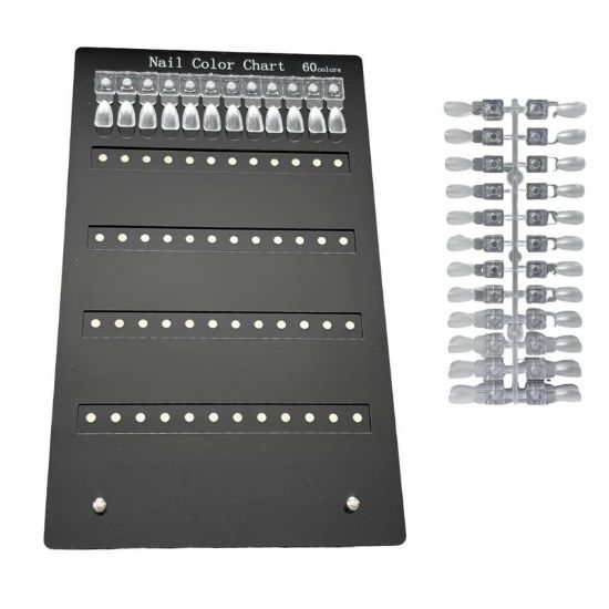 Picture of MAGNETIC COLOR DISPLAY CHART 60 PCS BLACK JJAC-25009