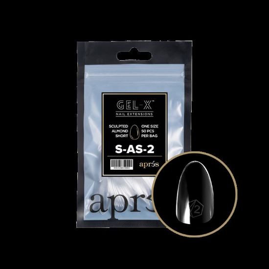 Picture of APRES GEL-X SCULPTED ALMOND SHORT REFILL-2 (50PCS)