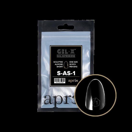 Picture of APRES GEL-X SCULPTED ALMOND SHORT REFILL-1 (50PCS)