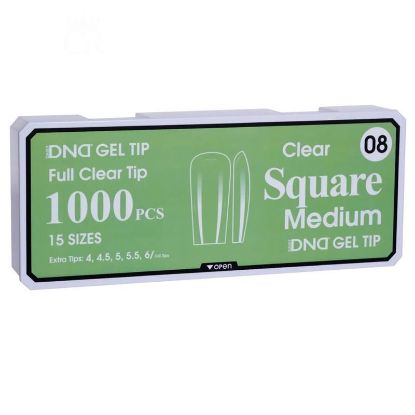 Picture of DND SOFT GEL TIPS - SQUARE MEDIUM - 1000PCS #08