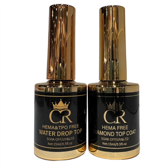 Picture of CROWN WATER DROP TOP WITH DIAMOND TOP COAT COMBO