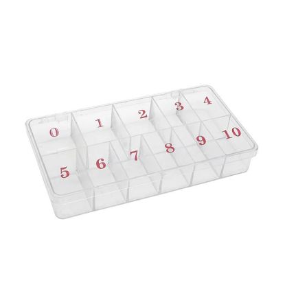 Picture of EMPTY NUMBERED TIP BOX CLEAR JJBX-13150-#2