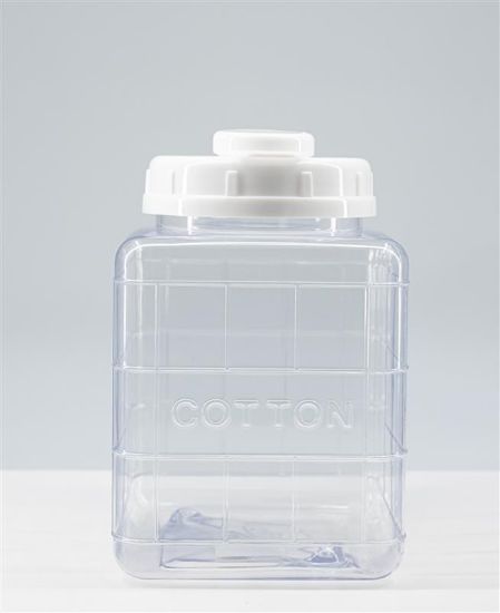 Picture of 168 PLASTIC COTTON JARS - SMALL JJBX-13101S