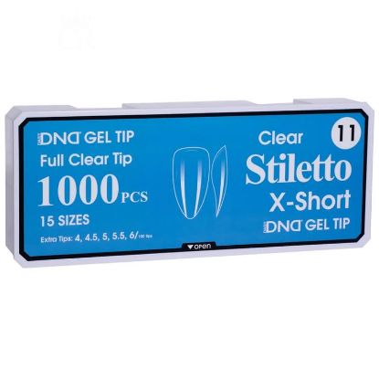 Picture of DND SOFT GEL TIPS - STILETTO X-SHORT - 1000PCS #11