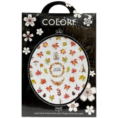 Picture of COLORF AUTUMN LEAF STICKER