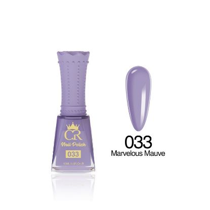 Picture of CROWN HEMA & TPO FREE LACQUER 033 MARVELOUS MAUVE