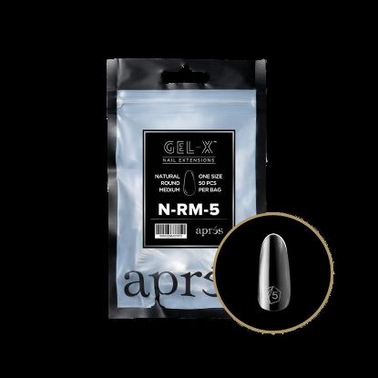 Picture of APRES NATURAL ROUND MEDIUM REFILL BAG -5 (50PCS)