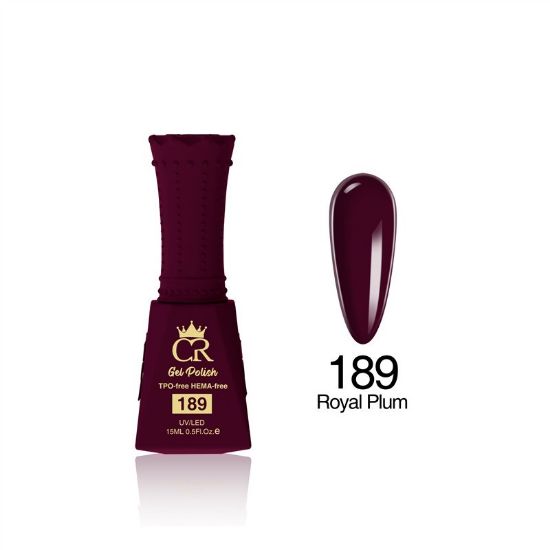 Picture of CROWN HEMA & TPO FREE GEL 189 ROYAL PLUM