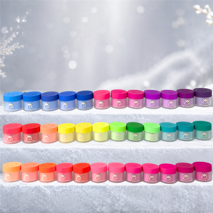 Picture of CROWN FULL COLLECTION HEMA & TPO FREE DIP & ACRYLIC POWDER SET 36 COLORS - SUMMER