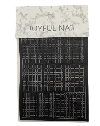 Picture of JOYFUL NAIL STICKER STENCIL 18