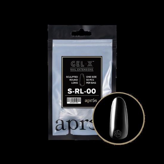 Picture of APRES GEL-X® SCULPTED ROUND LONG REFILL-3 (50PCS)