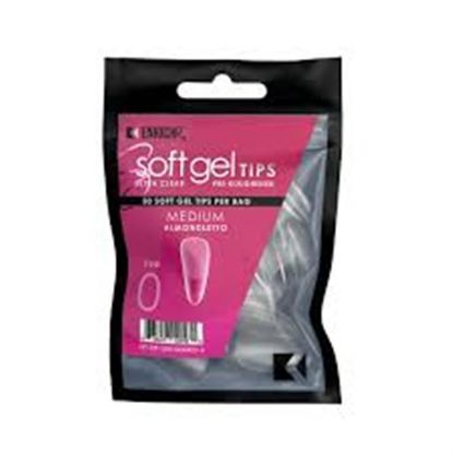 Picture of KUPA GELFINITY ENRICHRX SOFT GEL TIPS - REFILL - ALMONDLETTO MEDIUM - SIZE 10 - 50 PACK