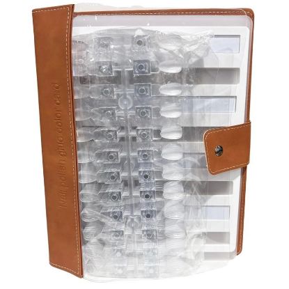 Picture of MAGNETIC NAIL POLISH GLUE COLOR CHART 192 PCS BROWN CR-168