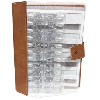 Picture of MAGNETIC NAIL POLISH GLUE COLOR CHART 144 PCS BROWN CR-167