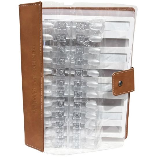 Picture of MAGNETIC NAIL POLISH GLUE COLOR CHART 144 PCS BROWN CR-167