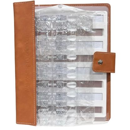 Picture of MAGNETIC NAIL POLISH GLUE COLOR CHART 96 PCS BROWN CR-166
