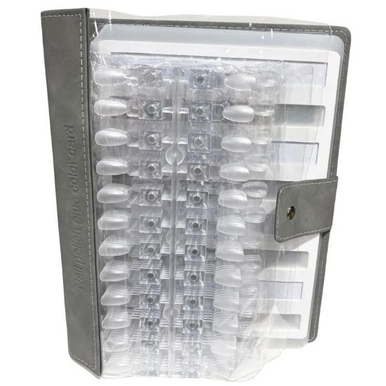 Picture of MAGNETIC NAIL POLISH GLUE COLOR CHART 192 PCS GRAY CR-165