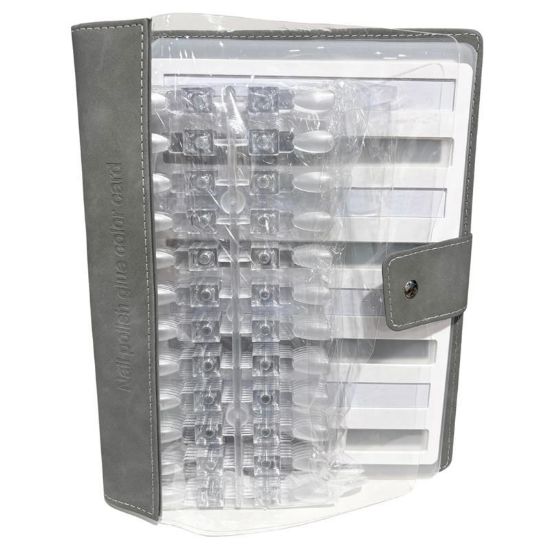Picture of MAGNETIC NAIL POLISH GLUE COLOR CHART 144 PCS GRAY CR-164