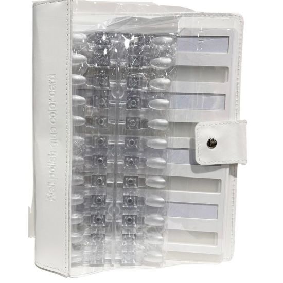 Picture of MAGNETIC NAIL POLISH GLUE COLOR CHART 96 PCS WHITE CR-160