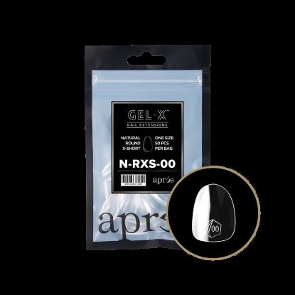 Picture of APRES NATURAL ROUND EXTRA SHORT - SIZE 8 (50PCS)