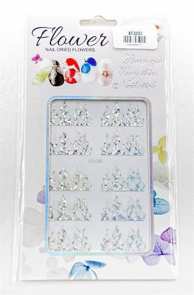 Picture of FLOWER SILVER FLAME STICKER XF3237