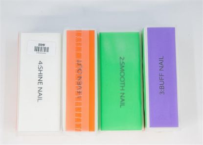 Picture of CROWN 4 WAY COLORFUL SHINY BLOCK BUFFER CASE OF 200
