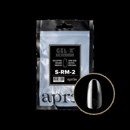 Picture of APRES GEL-X® SCULPTED ROUND MEDIUM REFILL BAG -2