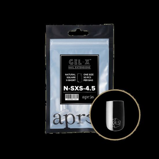 Picture of APRES GEL-X® NATURAL SQUARE EXTRA SHORT REFILL BAG -4.5
