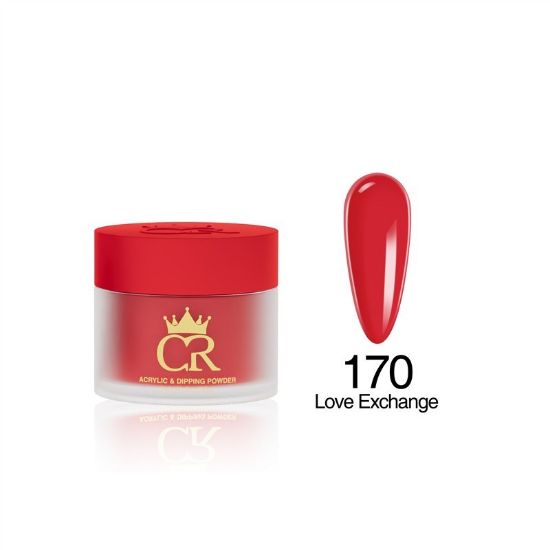 Picture of CROWN HEMA & TPO FREE DIP & ACRYLIC POWDER 170 LOVE EXCHANGE