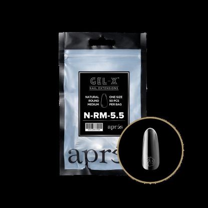 Picture of APRES NATURAL ROUND MEDIUM REFILL BAG -5.5 (50PCS)