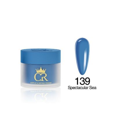 Picture of CROWN HEMA & TPO FREE DIP & ACRYLIC POWDER 139 SPECTACULAR SEA